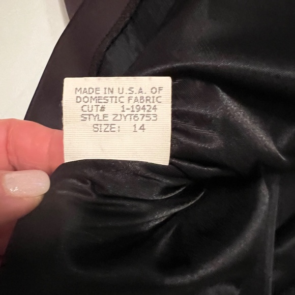 David Meister Cold Shoulder Cocktail Dress Black Sz14 - Picture 7 of 14